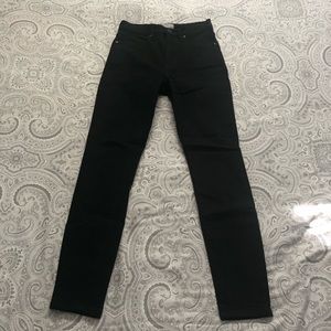 EVERLANE High-Waist Black Skinny Jeans